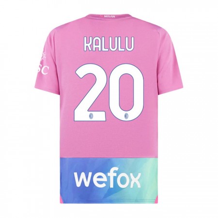 Camisetas AC Milan Kalulu 20 Tercera 2023-24 - Hombre Camisetas AC Milan Kalulu 20 Tercera 2023-24 - Hombre